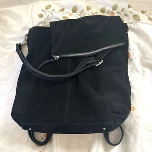 Free People Convertible Blk Backpack Purse Combo